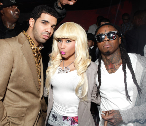 Drake Nicki Minaj and Lil Wayne