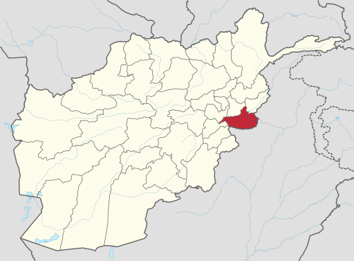 Nangarhar in Afghanistan map