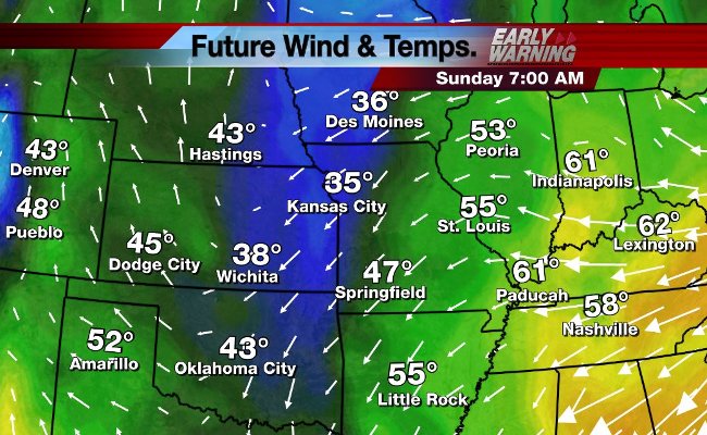 A Cold Front Will Bring Change By Tonight