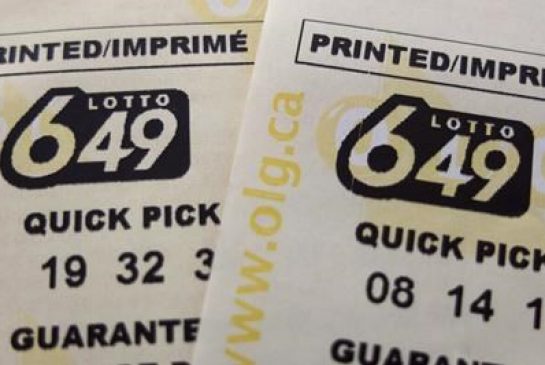 Lotto 649 tickets are shown in Toronto Oct.17 2015. If you happened to buy your ticket for last night's Lotto 649 draw at an outlet in Mississauga Ont. you should really check your numbers. You could be very wealthy