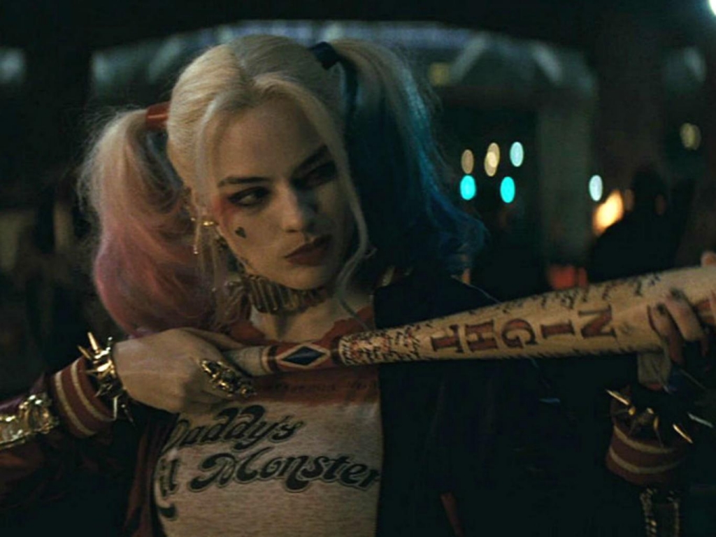 Margot Robbie as Harley Quinn in Suicide Squad due out August 2016