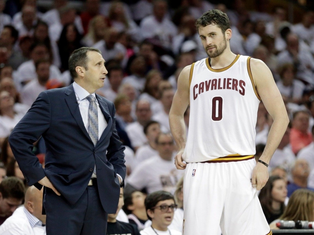 Mark Duncan  APDavid Blatt wants to get Kevin Love more involved this year