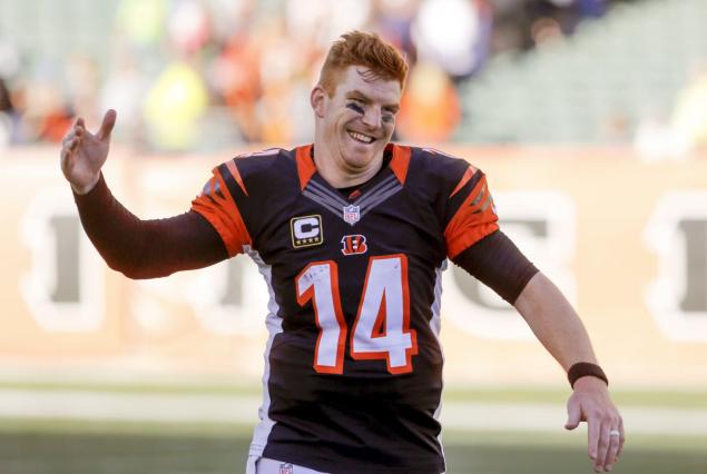 Boo who? Andy Dalton isn’t hearing the boos in Cincinnati these days as he’s quarterbacked the Bengals to a 5-0 start