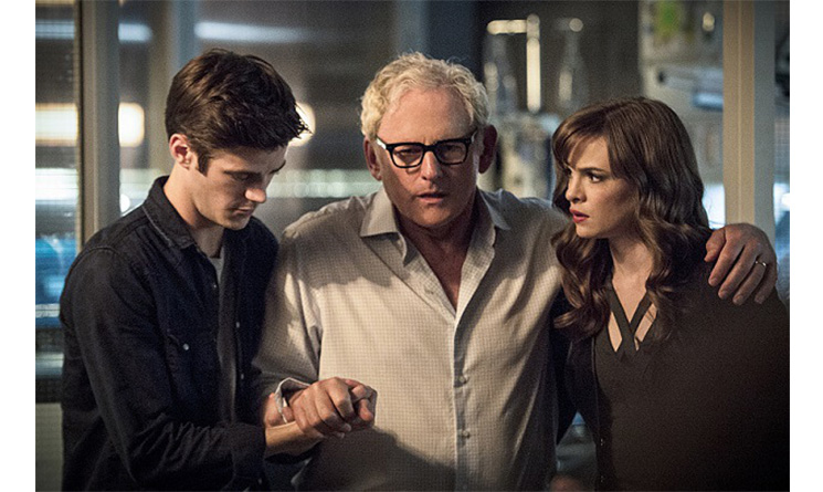 Martin Stein is being aided by Barry Allen and Caitlin Snow as he reels from the backlash of the Firestorm matrix