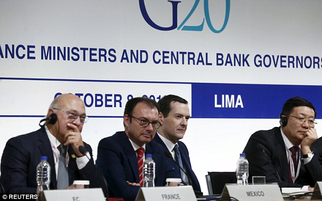 Meeting The Chancellor with his counterparts from France Mexico and China at the meeting in Lima