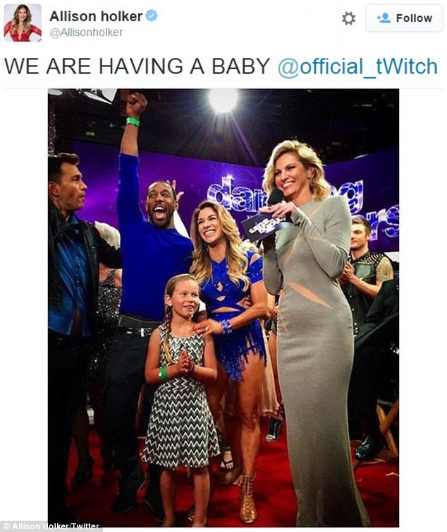 Memorable year Allison Holker revealed she was pregnant on Monday on Dancing With The Stars