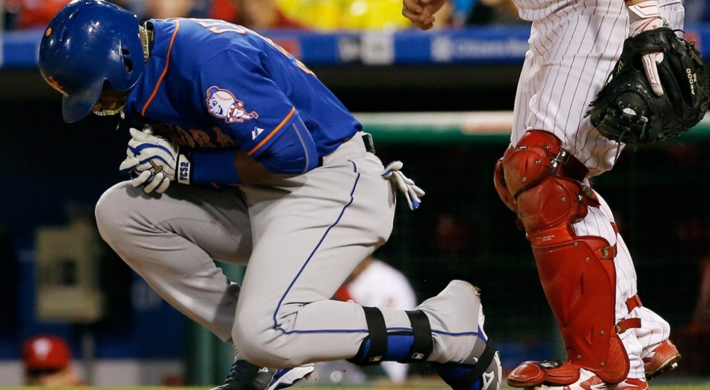 Mets' Yoenis Cespedes leaves game after HBP; X-rays negative