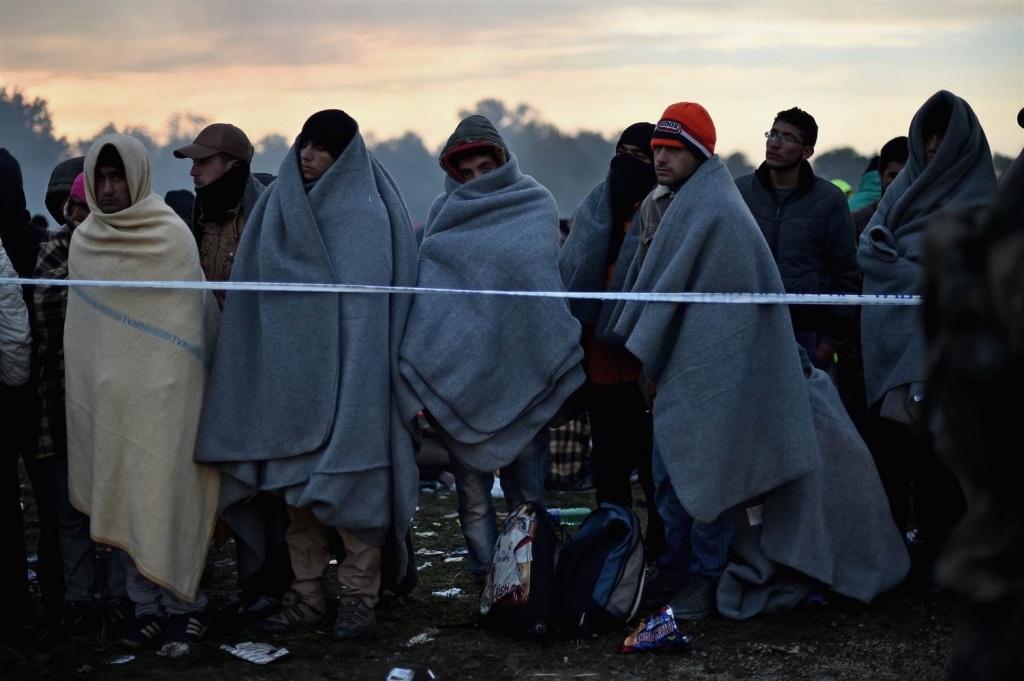 Image Migrants Cross Into Slovenia