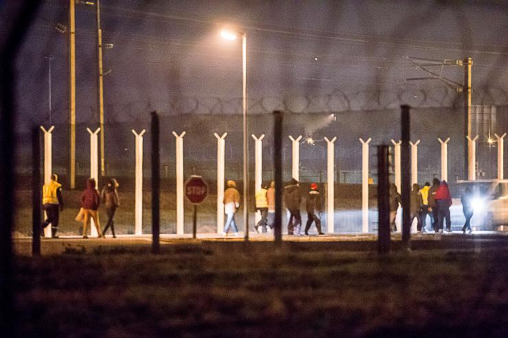 Refugees Eurotunnel