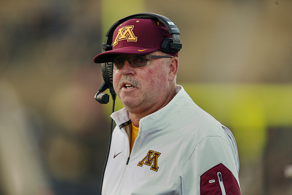 Minnesota head football coach Jerry Kill