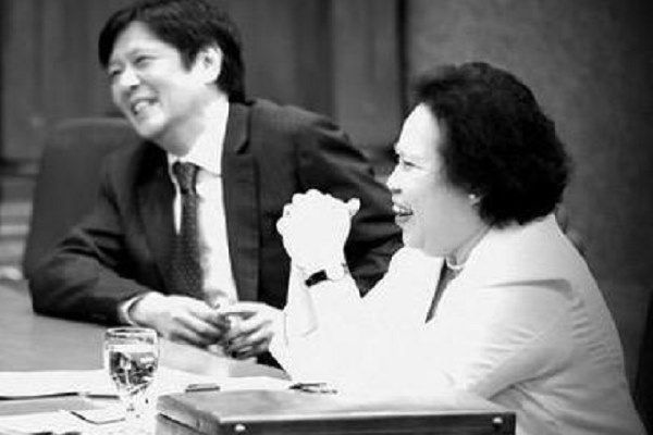 Miriam Defensor Santiago and Bongbong Marcos