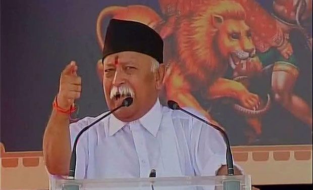 Mohan Bhagwat adressing at Nagpur