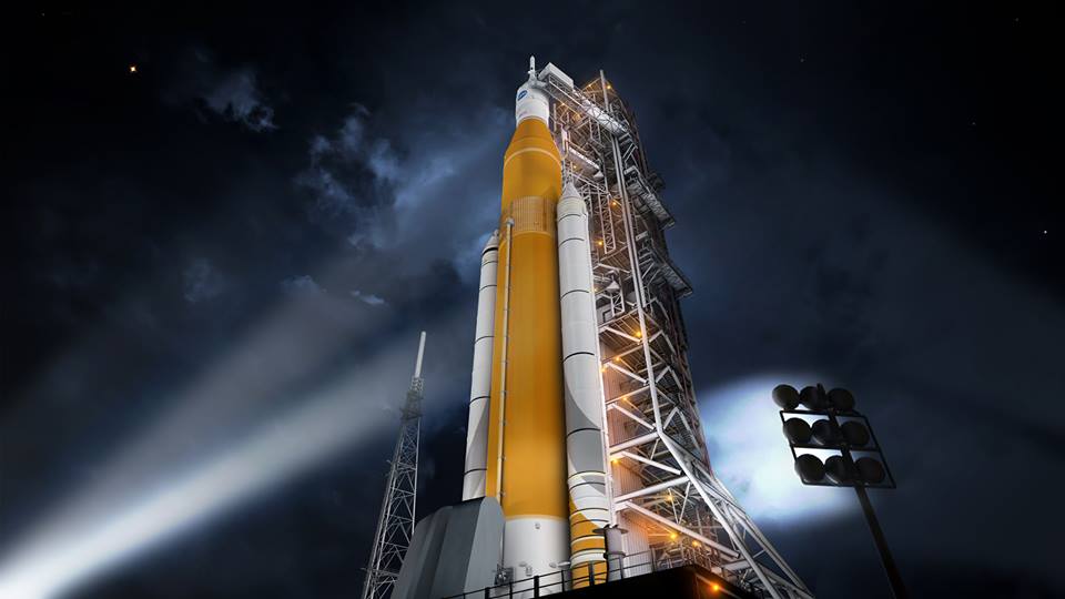 NASA Space Launch System SLS Orion Marshall Space Flight Center Boeing Orbital ATK Lockheed Martin NASA