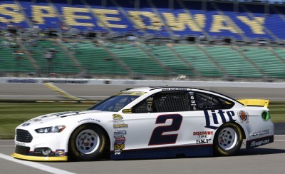 Keselowski leads the way in Friday Kansas practice