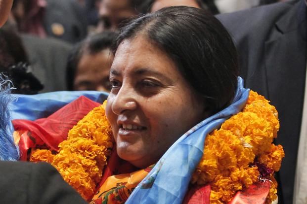 Bidhya Devi Bhandari elected Nepal's first female president