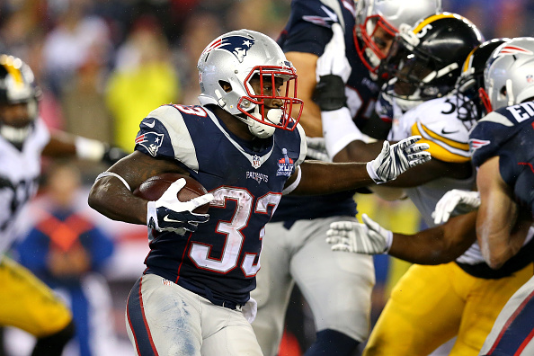 New England Patriots running back Dion Lewis