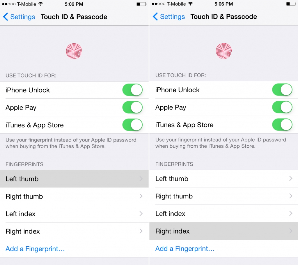 Apple iPhone Touch ID design detail