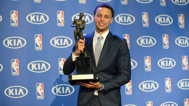 Stephen Curry NBA Most Valuable Player Award