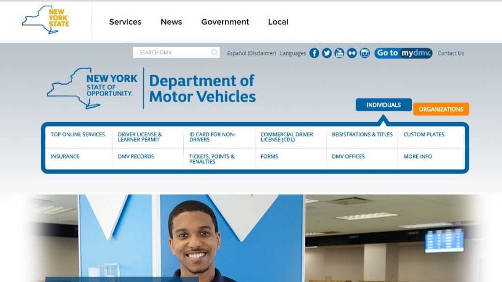 NY motor vehicles website wins national award