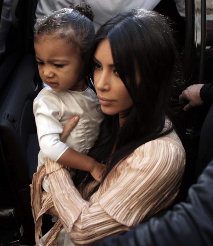 North West plays with Ellen DeGeneres