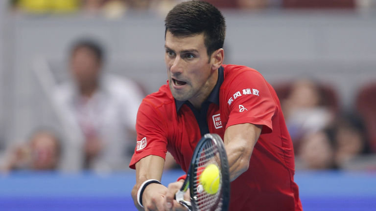 Novak Djokovic beat China's top player