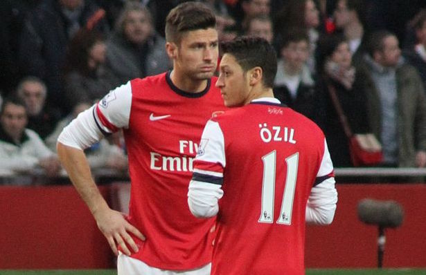 Olivier Giroud praises Mesut Ozil assist following Arsenal win over Everton