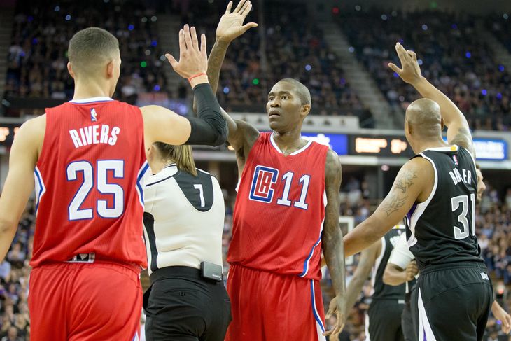 One of these Clippers backup guards played well last night. The other did not.- Kelley L Cox-USA TODAY Sports