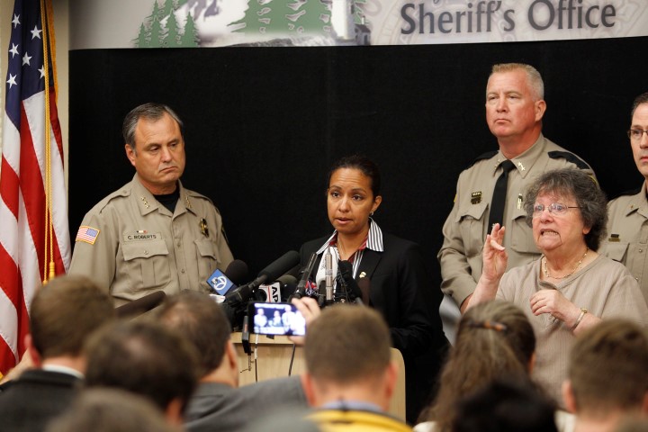 Celinez Nunez assistant special agent of US Bureau of Alcohol Tobacco Firearms and Explosives Agent speaks at a news conference in Roseburg Oregon. REUTERS  Steve Dipaola