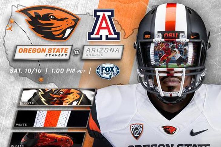 Oregon State's classic black over white over black look will make its season debut this week.- OSU Athletics Promo Image