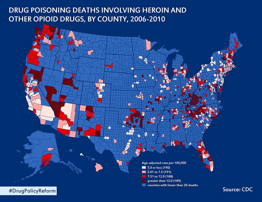 Epidemic in disorders related to prescription opioids