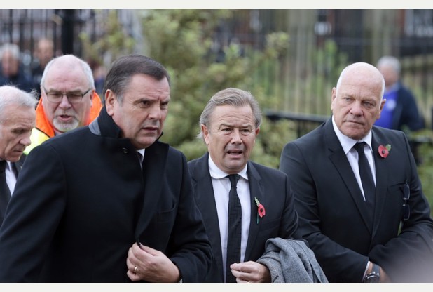 PAYING RESPECT Thousands turned out for Howard Kendall's funeral.       	      	     VIEW