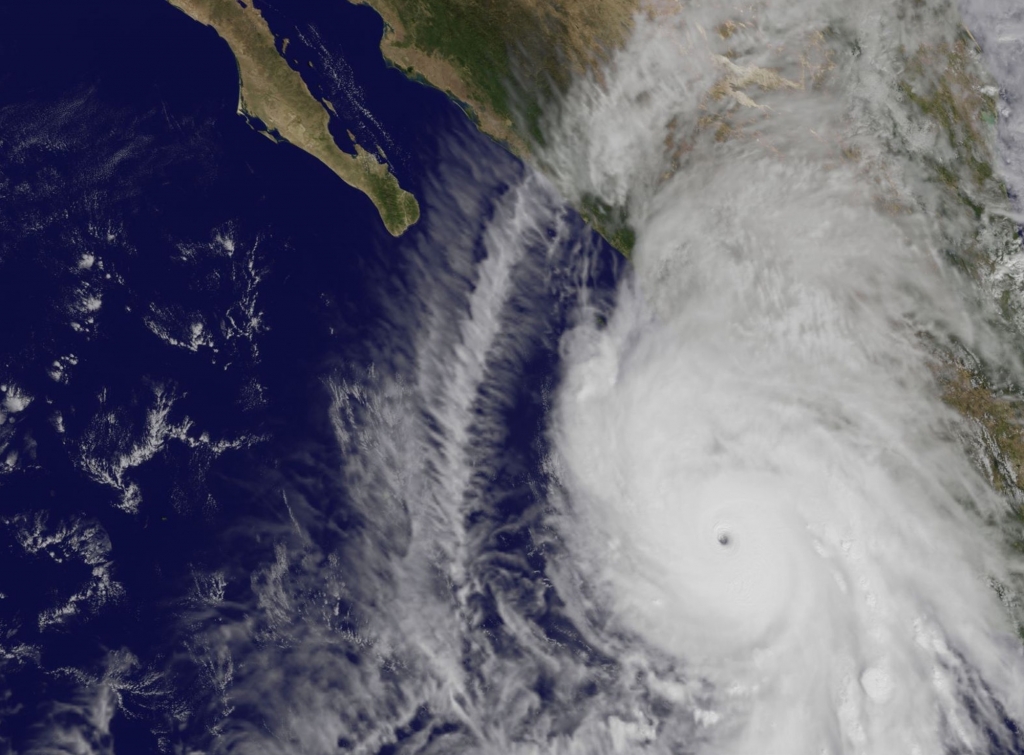 Hurricane Patricia Makes Landfall Downgraded to Tropical Storm