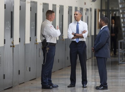 President Obama Visits a Federal U.S. Prison