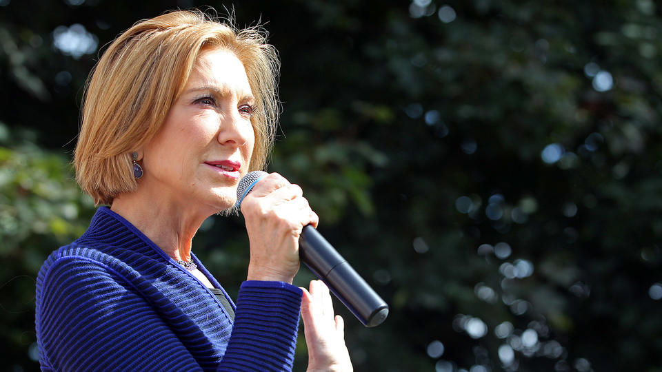 ANTI-ABORTION GOP hopeful Carly Fiorina is calling for the president of Planned Parenthood to resign her post