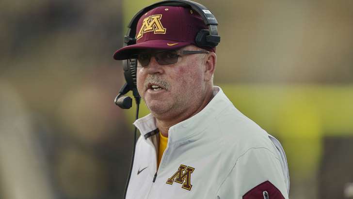 Former Gopher's Coach Jerry Kill who retired from coaching this morning citing health issues 10/28/15