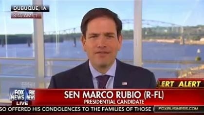 Sen. Marco Rubio on Fox News on Oct. 2 2015