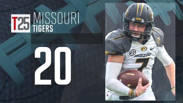 Sports Illustrated explains why Missouri is No. 20 in its 2015 college football preseason Top 25