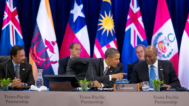 Obama at TPP talks