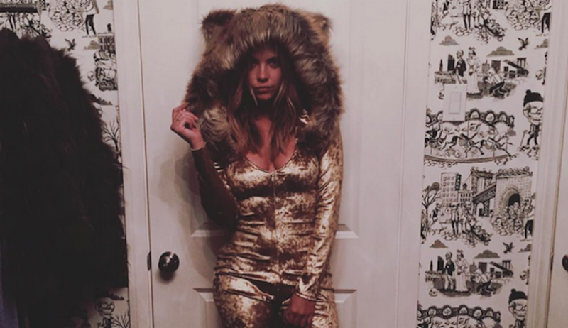 Ashley Benson Casually Promoted A Cecil The Lion Halloween Costume