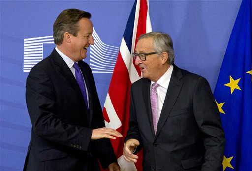 David Cameron Jean Claude Juncker