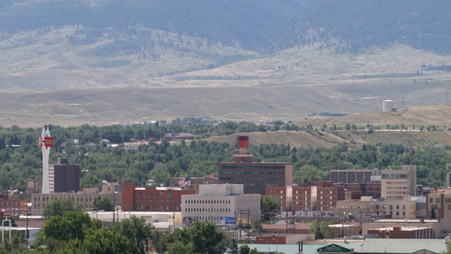 Casper Wyoming skyline