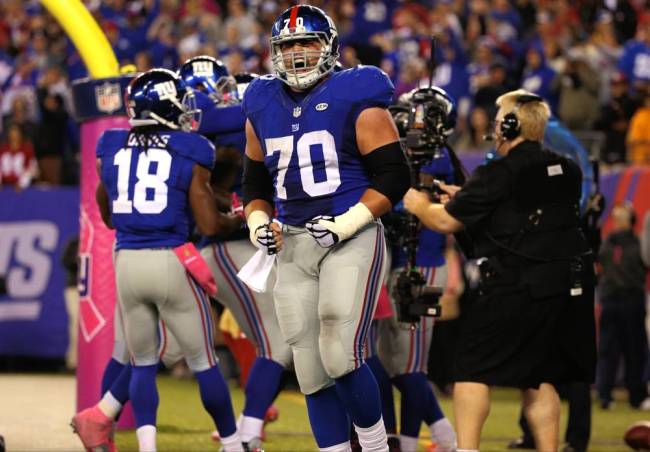 Offensive lineman Weston Richburg said watching film from the Giants&#39 September loss to the Cowboys helped