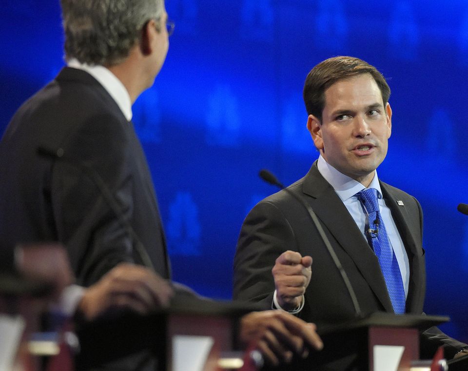 Insurgents vs mainstream Debate highlights GOP's 2 tracks