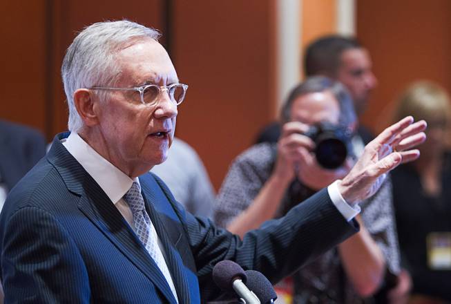 Harry Reid talks Nevada political role on eve of debate