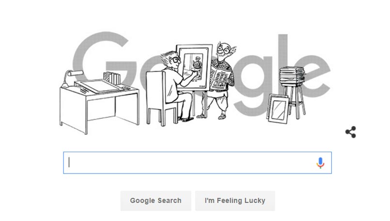 Google Honours 'The Common Man' Creator RK Laxman With An Adorable Doodle