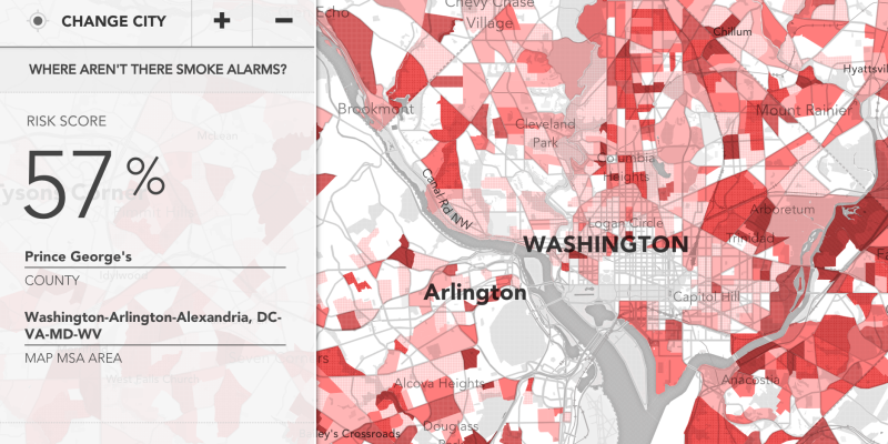 This Map Helps Predict Which Homes Need a Fire Alarm