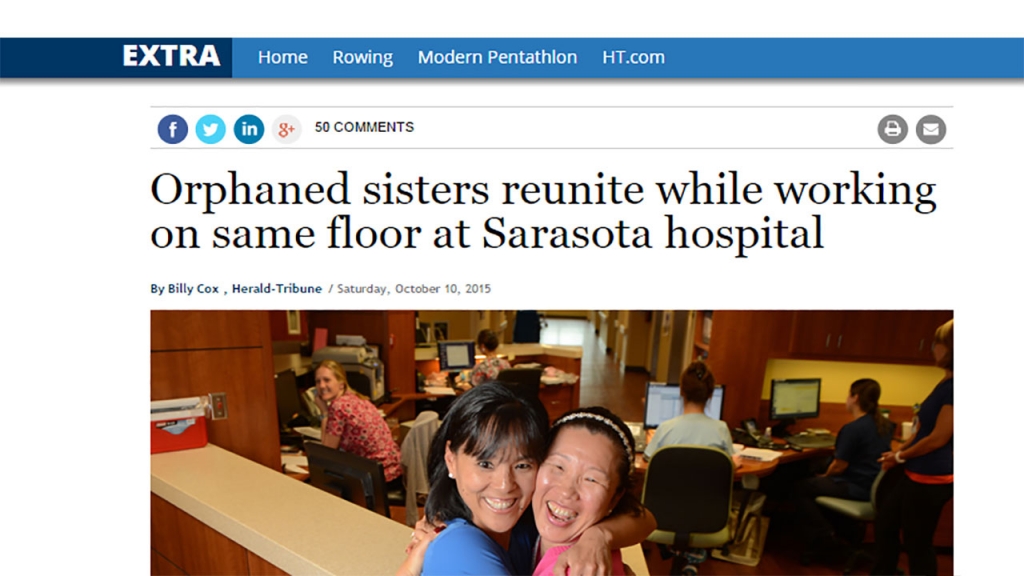 Orphaned sisters from Korea, one of whom grew up in Kingston, reunite while