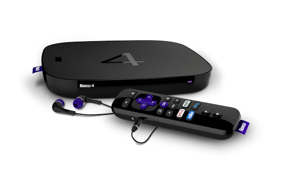 Roku unveiled Tuesday its first Roku over-the-top streaming video player supporting 4K UHD content