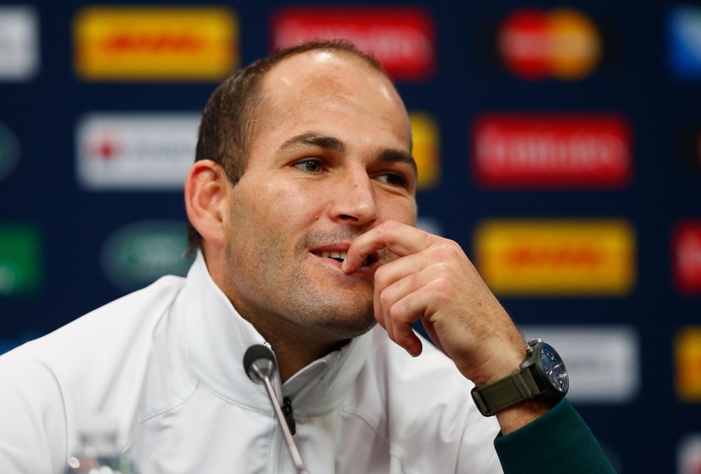 Rugby'genius Fourie du Preez contemplates the huge compliment he has been paid at an eve of semi-final press conference