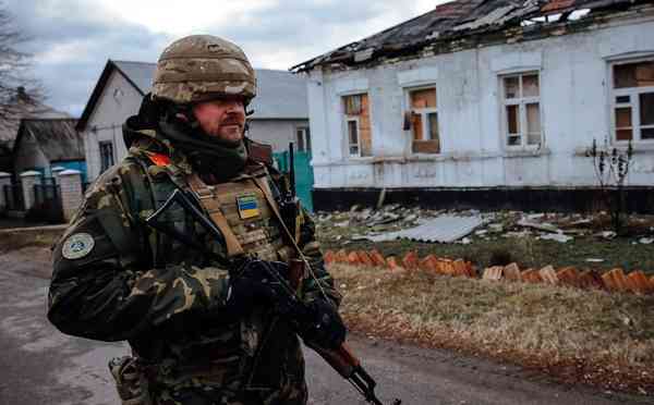 One person has been killed and three wounded in clashes in eastern Ukraine